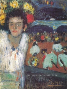Au Moulin Rouge Le Divan Japonais 1901 cubiste Pablo Picasso Peinture à l'huile
